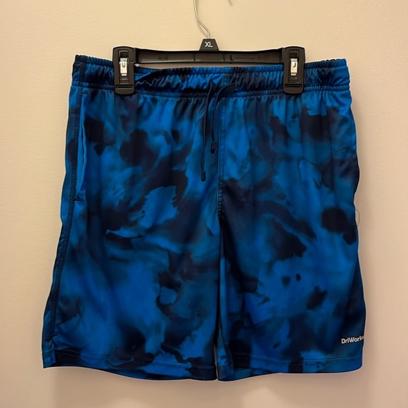 Athletic works blue and black Husky Boys shorts size Large (12-14) - Picture 1 of 4